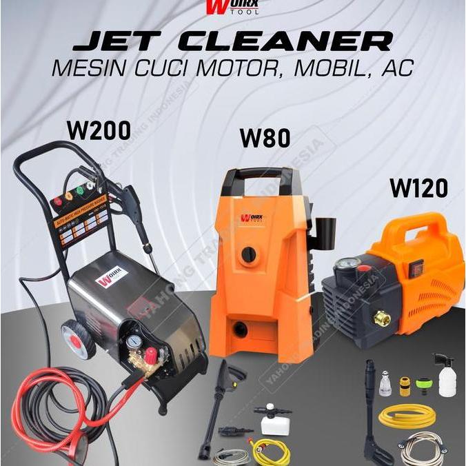 LOMARASHOP Mesin Cuci Motor Mobil Steam Jet Cleaner WOIRX TOOL