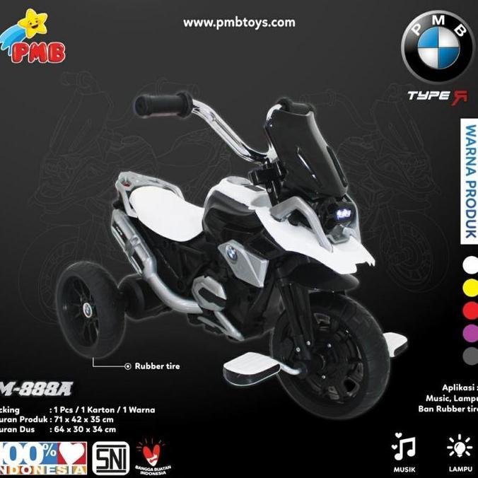 MVRV Mainan Anak Sepeda Motor Gowes Non Aki