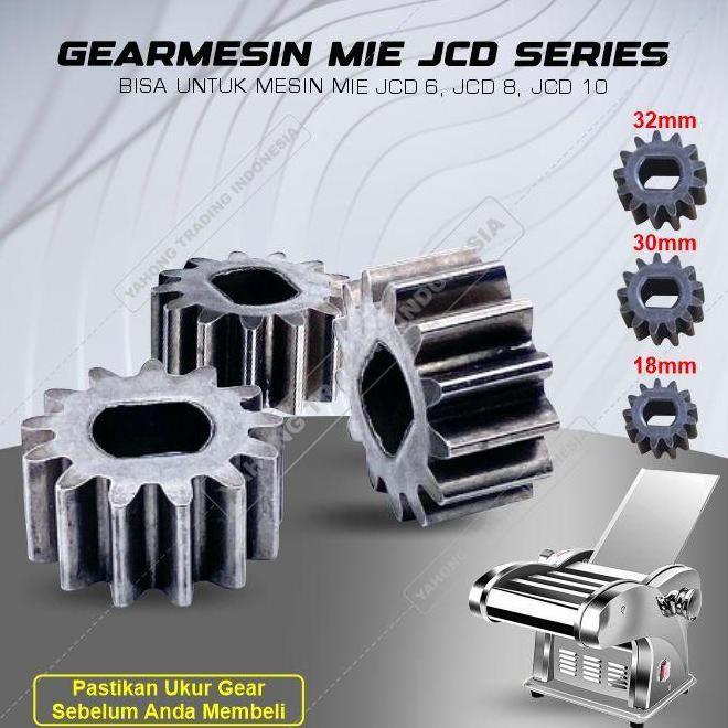LOMARASHOP Gear Spare Part Mesin Mie JCD 6 JCD 8 JCD 10