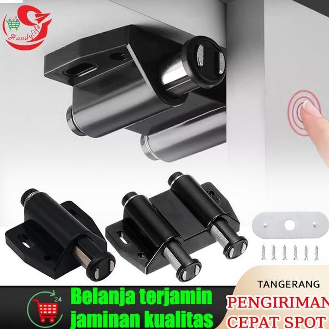 MVO Magnet Pintu Lemari Dobel/Magnet Push Open Single Double Lemari Kaca Buffet