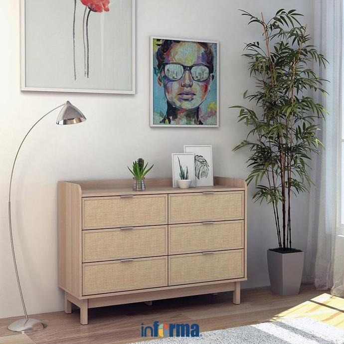 Terlaris Informa Pierre Laci Penyimpanan 6 Tingkat - Cokelat Oak Box Serbaguna Tempat Mainan Kontain