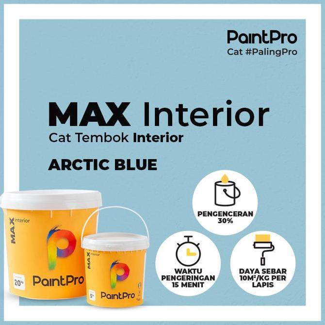 Cat Tembok Interior Murah Berkualitas | Anti Lumut | Tidak Berbau | Rendah VOC | PaintPro | MAX Inte