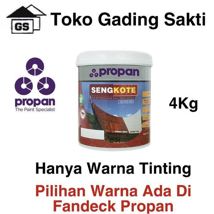Propan SENGKOTE SK-950 WB Cat Anti Karat Untuk Logam / Seng Galon 4Kg