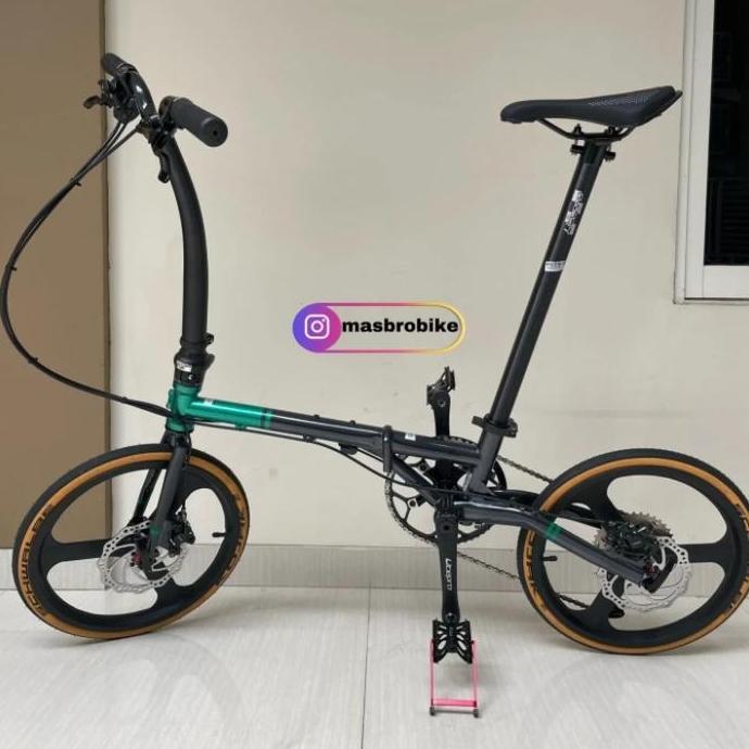 Terlaris Sepeda Lipat Fnhon Gust 16 Discbrake New Rakit