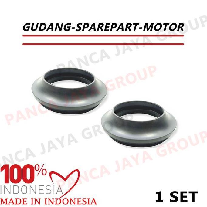 SEAL SIL SHOCK DEPAN TUTUP ABU DEBU ATAS MOTOR LISTRIK VOLTA 302 401 HEMAT