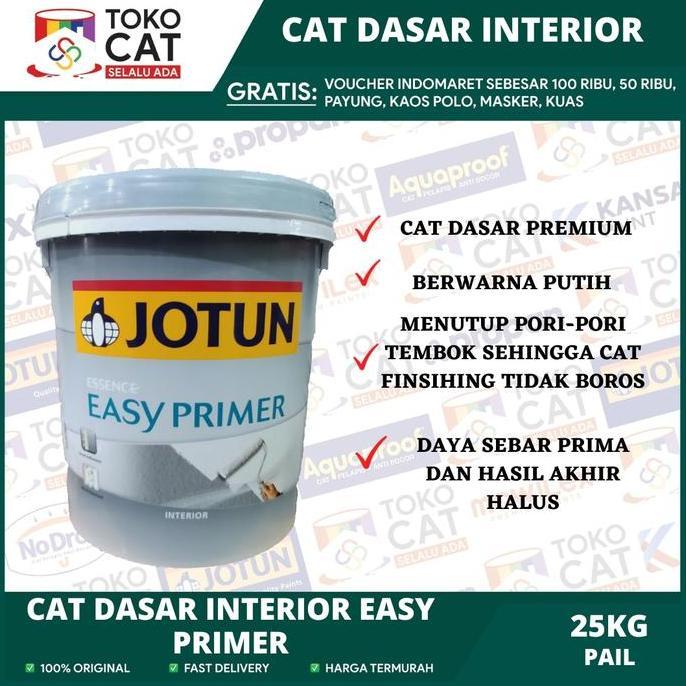 Cat Dasar Tembok Exterior & Interior JOTUN EASY PRIMER PUTIH 25 KG