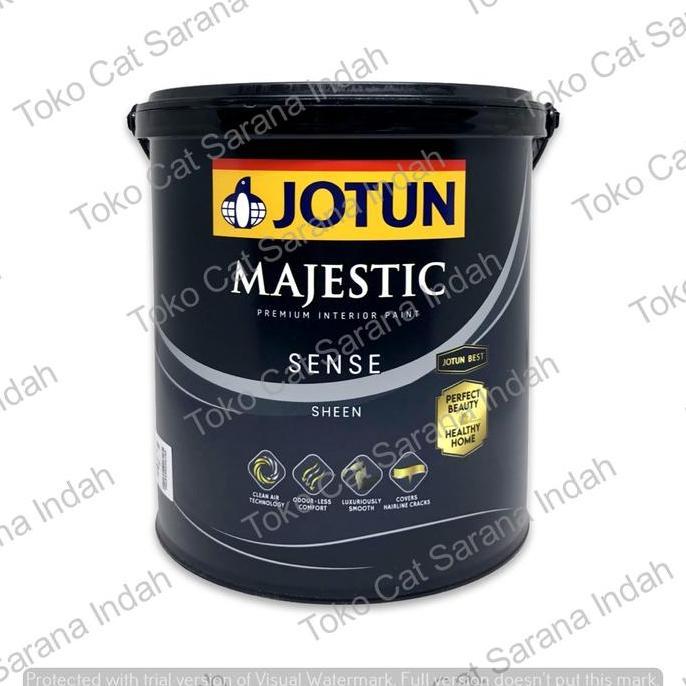 JOTUN Majestic SENSE 6013 - Sage Green-Warna seperti Telur Asin 2.5 LT / 4 KG Cat Tembok Dalam Inter