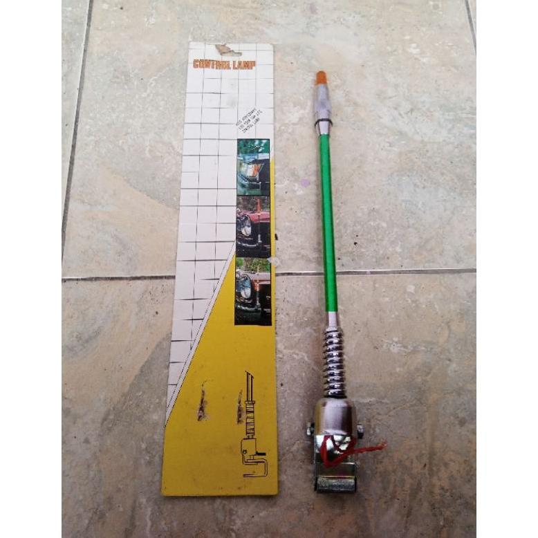 parking pole corner pole antena mobil jdm tua antik warna hijau