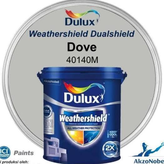 Dulux Weathershield Dove 40140M kemasan 20 Liter