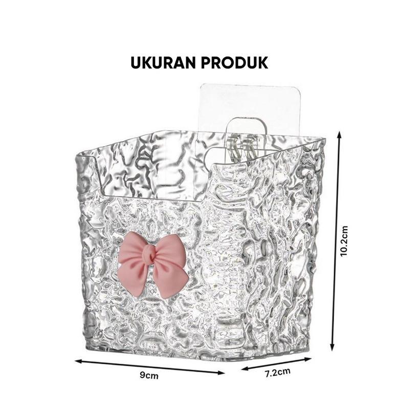 BIG SALE Kotak Penyimpanan Serbaguna Tempel Rak Dinding Brush/Skincare/Rak Tempel/Rak Gantung/Rak ka