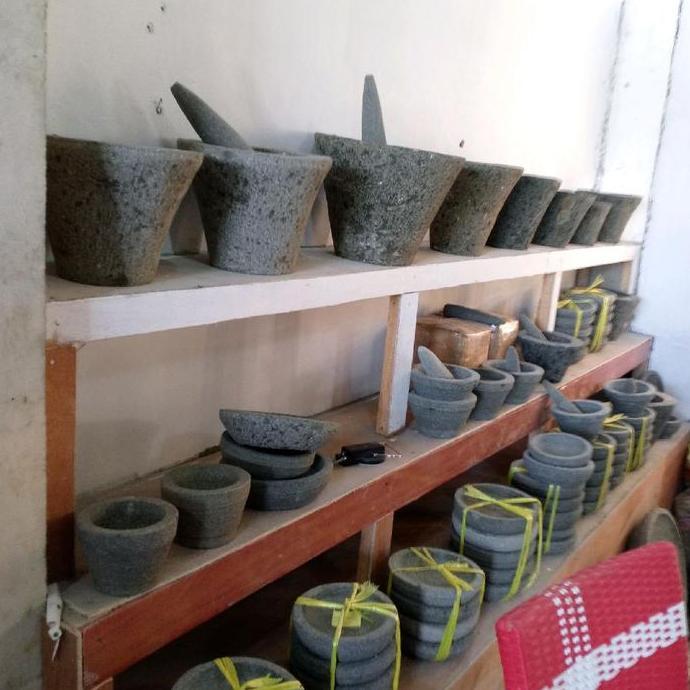Lumpang 22.cm batu asli lumpang lesung jumbo batu asli terlaris dan termurah best seller Kitchenware