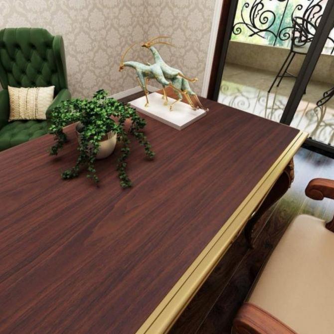 Stiker Motif Serat Kayu, Stiker Scotlite serat kayu Lebar 45cm