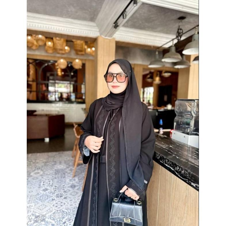original abaya hitam gamis wanita terbaru turkey arabian fashion muslim dubai safiya