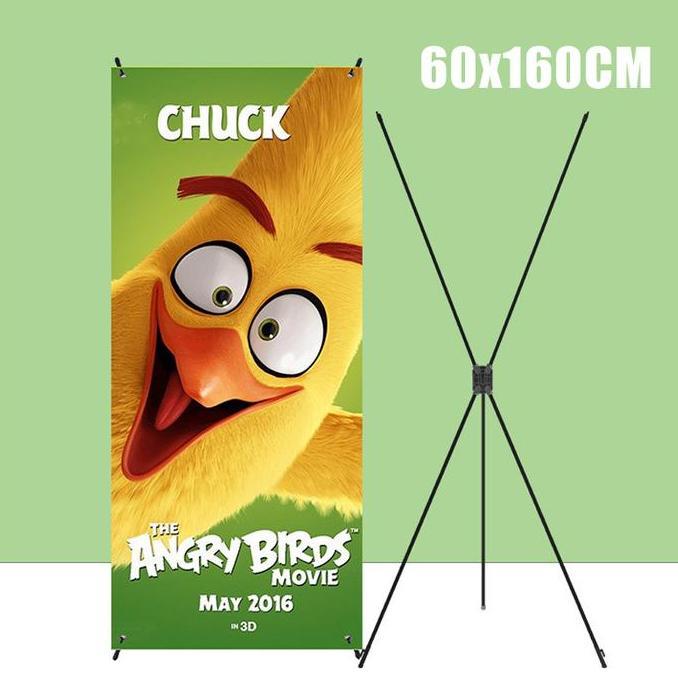 KAMLAN Roll Up Banner 60x160 Stand Banner Besi Standing Banner Standing Banner Jualan Kualitas Impor