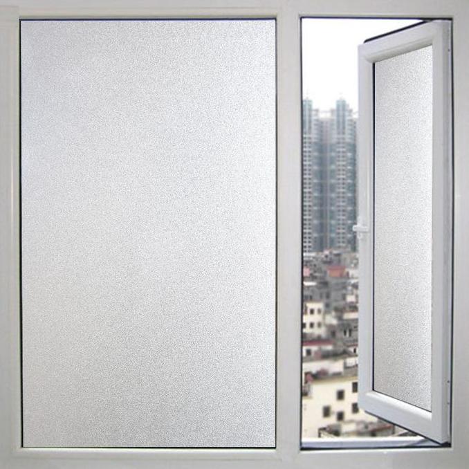 Stiker Kaca Film Wallpaper Jendela Kaca Rumah Sanblas Buram Polos