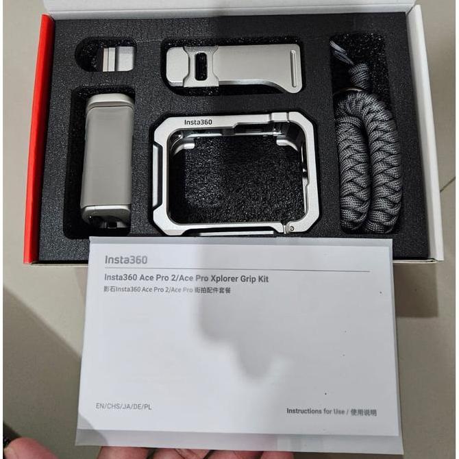 KAMLAN [BEKAS 99%] Insta360 Xplorer Grip Kit for Ace Pro 2 & Ace Pro Action Cam Insta 360 Handheld C