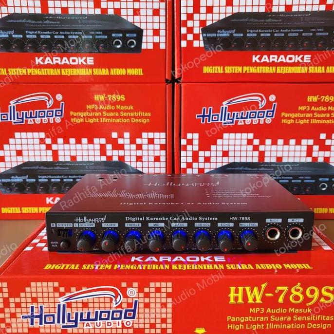 Equalizer Parametrik Audio mobil merk Hollywood HW-789S