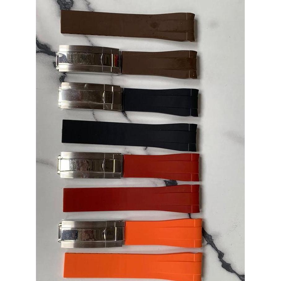 Strap tali jam tangan silicon curve 20mm Seikomod curve murah