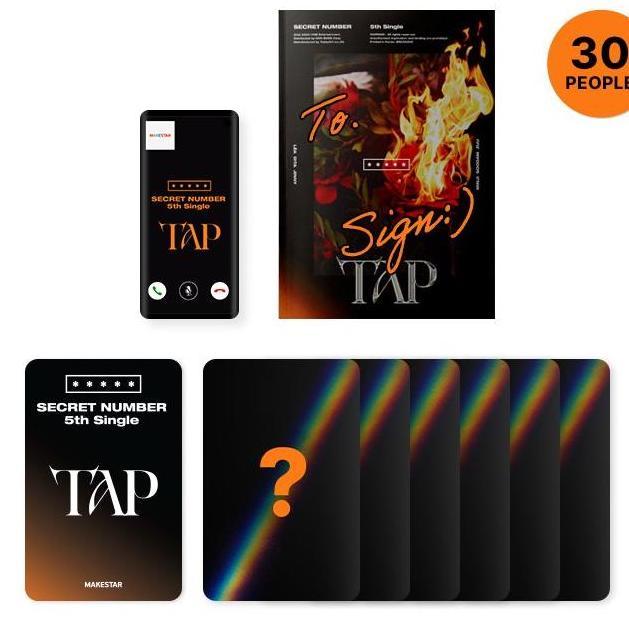 BUNDLING ALBUM MAKESTAR TAP SECRET NUMBER