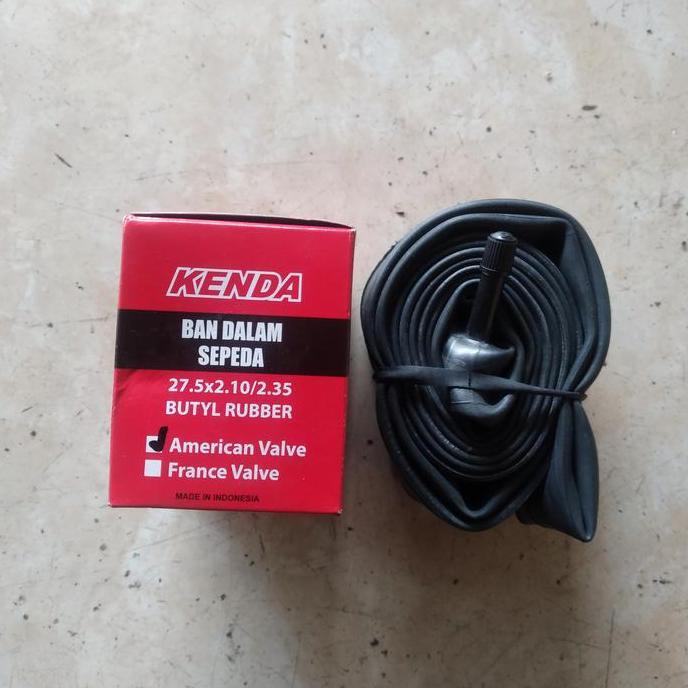 ban dalam sepeda 27.5 x 2.10 2.125 2.20 2.35 27.5x2.10 kenda schrader av 32mm pentil besar mtb