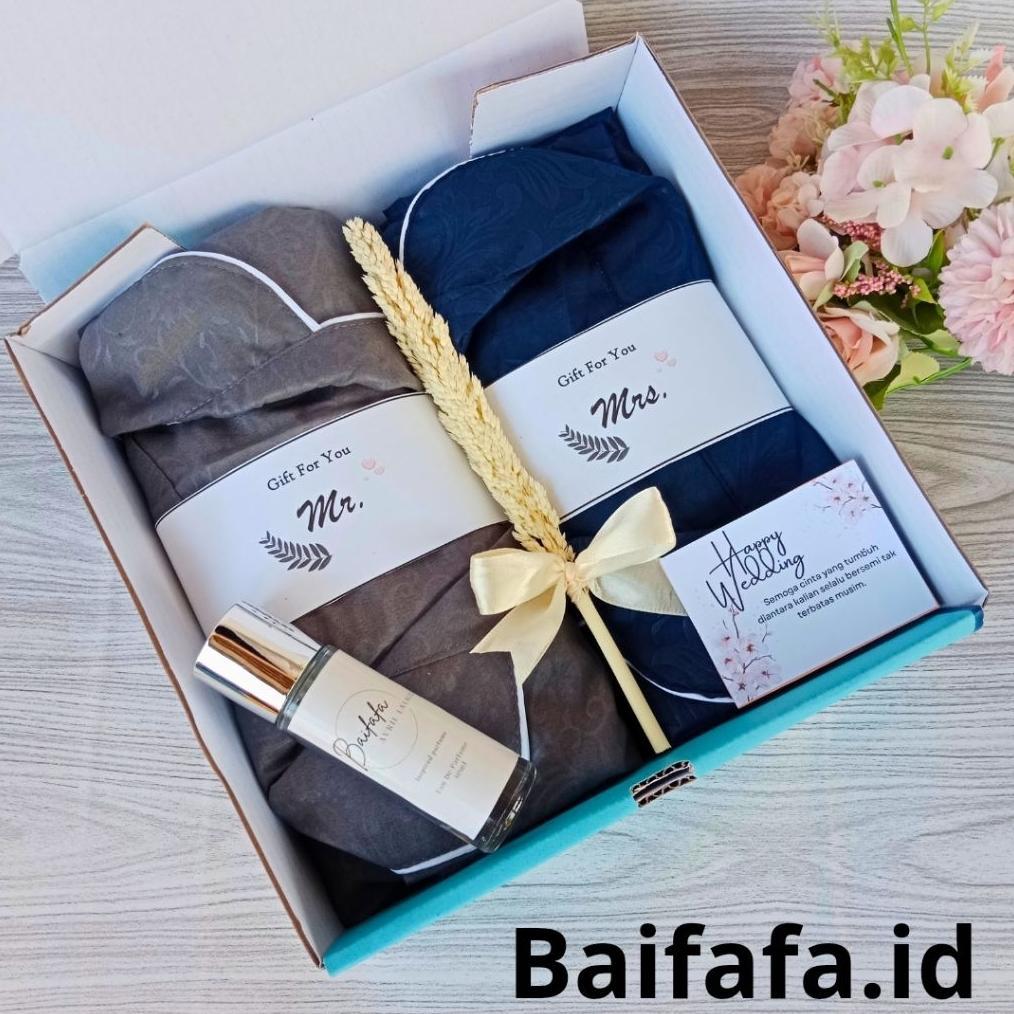 CUCI GUDANG HAMPERS SETELAN PIYAMA PRIA DAN DASTER PIYAMA  WANITA | HAMPERS WEDDING BAJU TIDUR