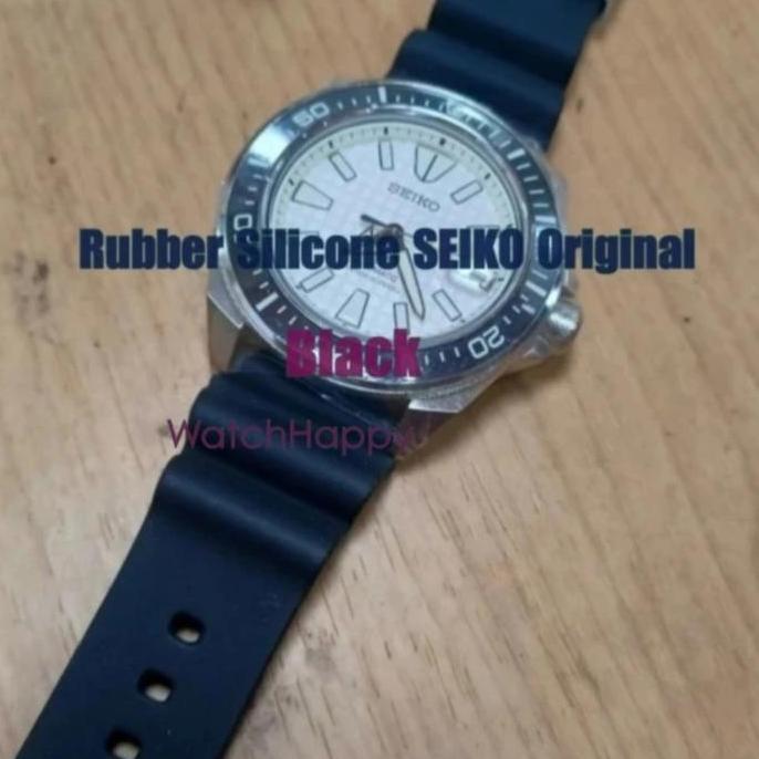 WatchHappy Strap Rubber Silicone SEIKO ORIGINAL Prospex Diver Samurai Turtle Sumo Monster murah