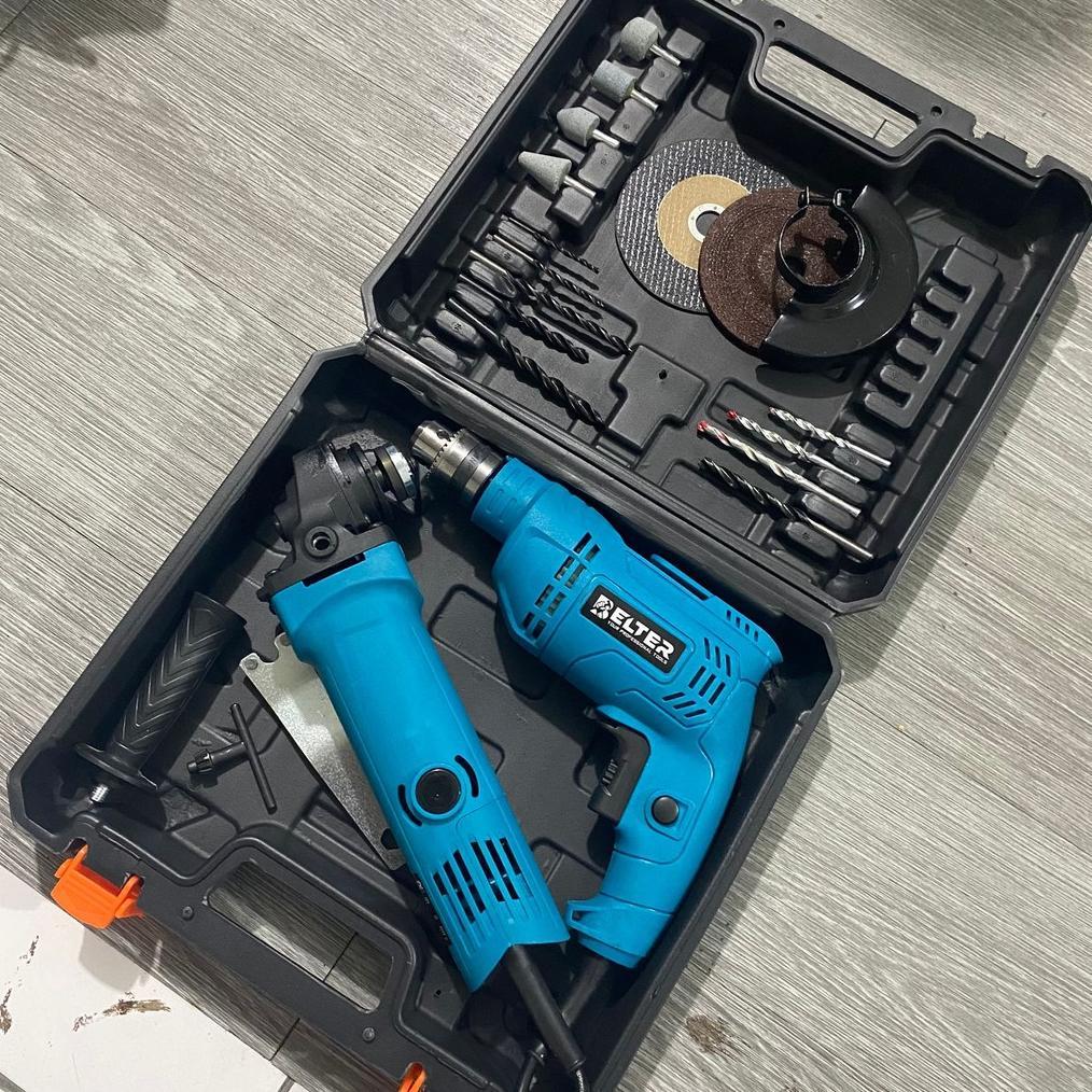 FREE ONGKIR PAKET GERINDA DAN BOR /  GERINDA MAILTANK / BOR MAILTANK 10MM / BOR GERINDA SET KOPER