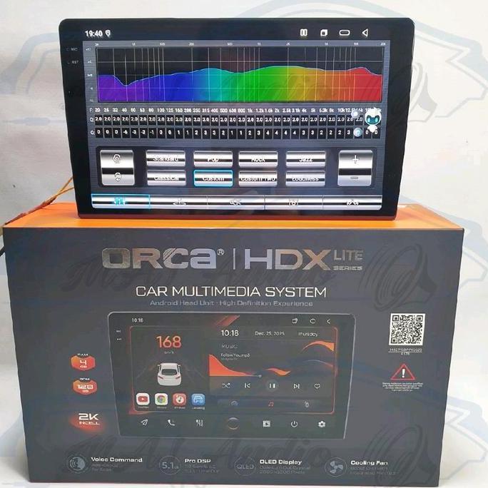 Head Unit Android Orca HDX Lite Series Ram 4/128GB