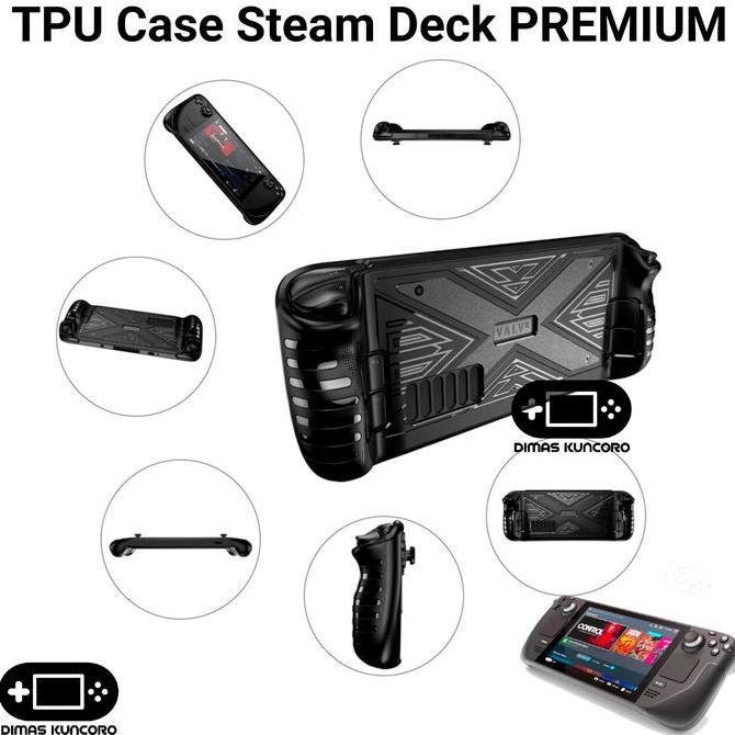 TPU Case Steam Deck PREMIUM silicone silikon cover bumper shockproof steam deck lcd oled