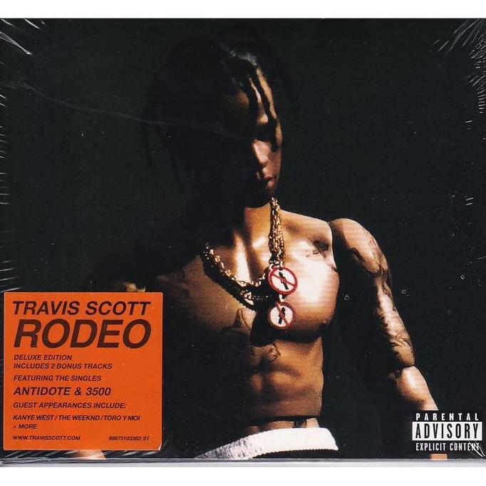 VEZALA CD Travis Scott - Rodeo DELUXE EDITION ORIGINAL