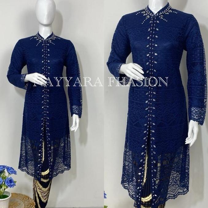 DV328 >> Kebaya Sanghai Brokat 1  Kebaya Bridesmaid  Kebaya Modren Kebaya Tunik  Kebaya Lamaran  Keb