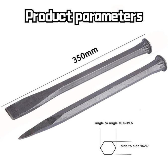 WACAMEY 1pc pahat kayu super tajam Bahan:Baja karbon, besi pahat kayu  besar panjang tahan lama paha