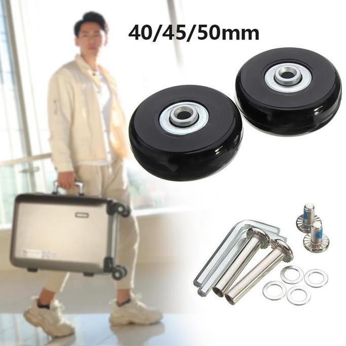 CARACAV Roda koper pengganti/40mm/45mm/50mm