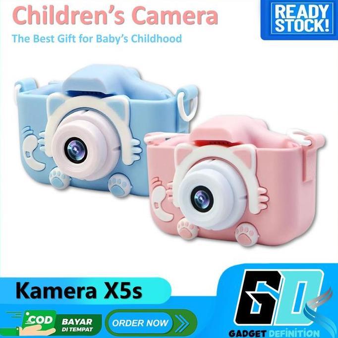 XARANA Kamera Anak Kamera Digital Selfie 2 Lensa Dual Kamera Kamera Selfie