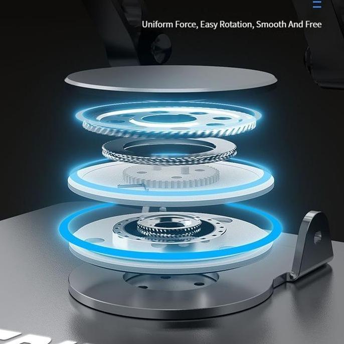 TRIPLEDI Laptop Stand 17.3 inch Aluminium Alloy TD305 Rotatable Holder Penyangga Adjustable Dudukan 