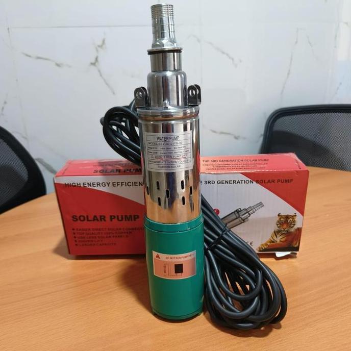 LOLOMY Mesin pompa celup sumur DC 12v pompa dorong