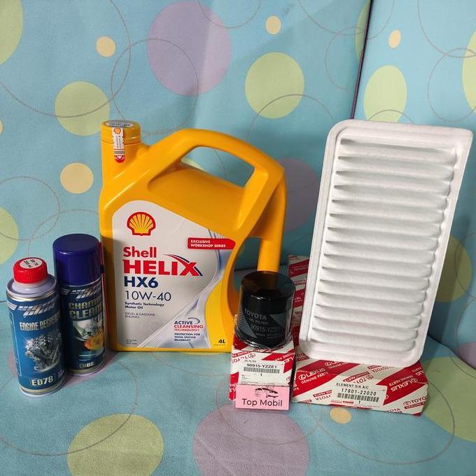 GOMOZSHOP Paket service oli Shell Helix HX6 10W-40 Altis (5)