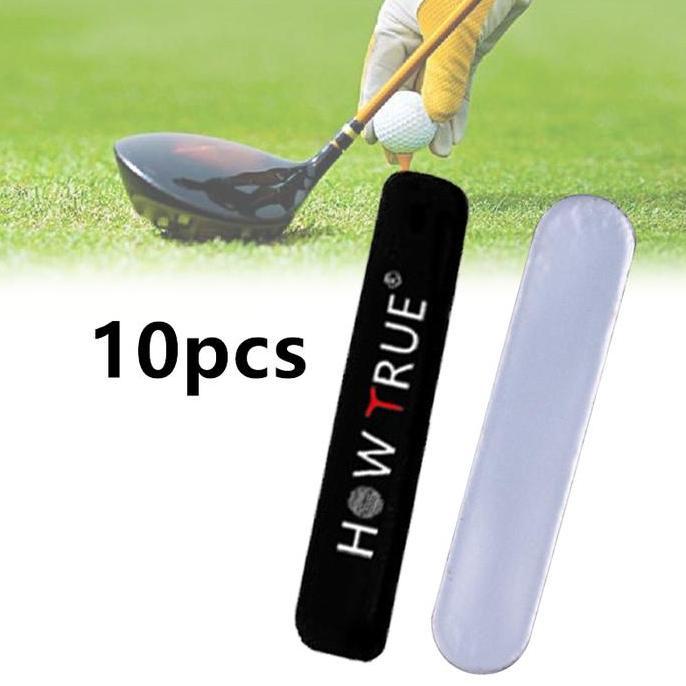 GEGEZY 10PCS Stick Timah Pemberat Golf Tape Lead Timah Pemberat  Untuk Raket Golf Tenis