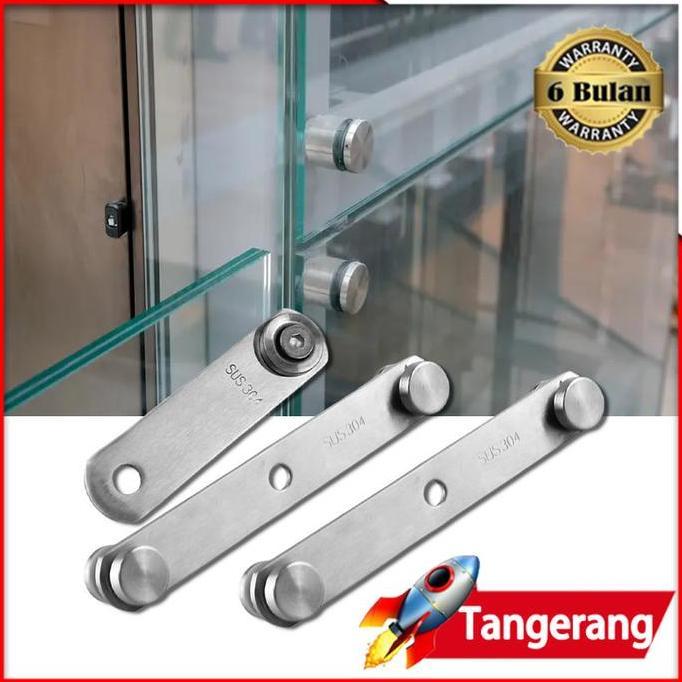 VEZALA Jepitan Railing Kaca / Railing Kaca Stainless 304 / Jepit Kaca Plat Railing Kaca