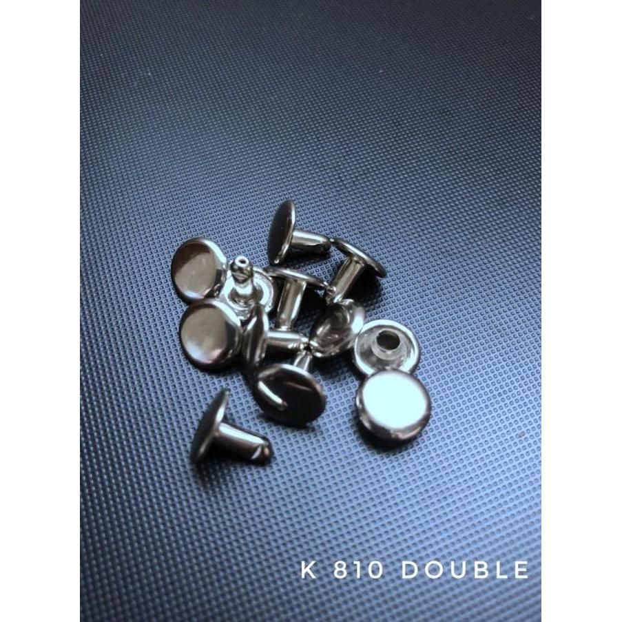 Paku Keling / Centang / Rivet Nikel Dua Sisi diameter 9 mm per 100 pcs