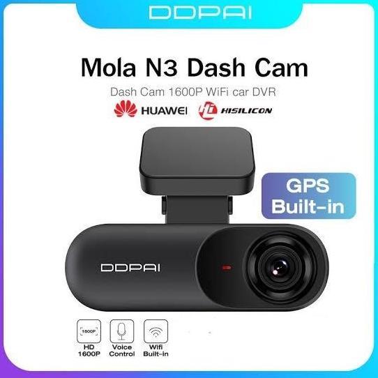DDPAI Mola N3 Dashcam WiFi GPS Car Camera Kamera Mobil