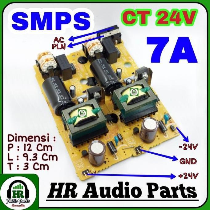 SMPS CT Switching Power Supply 24V CT 7A