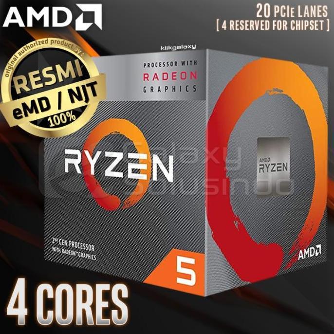 Processor AMD Ryzen 5 3400G AM4