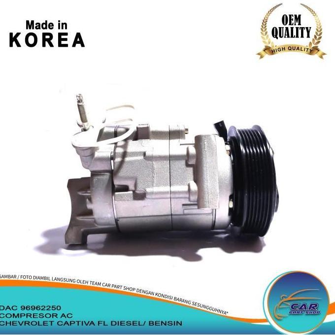 Promo KOMPRESOR COMPRESOR AC CHEVROLET CAPTIVA FL DIESEL OR BENSIN DELPHI Diskon