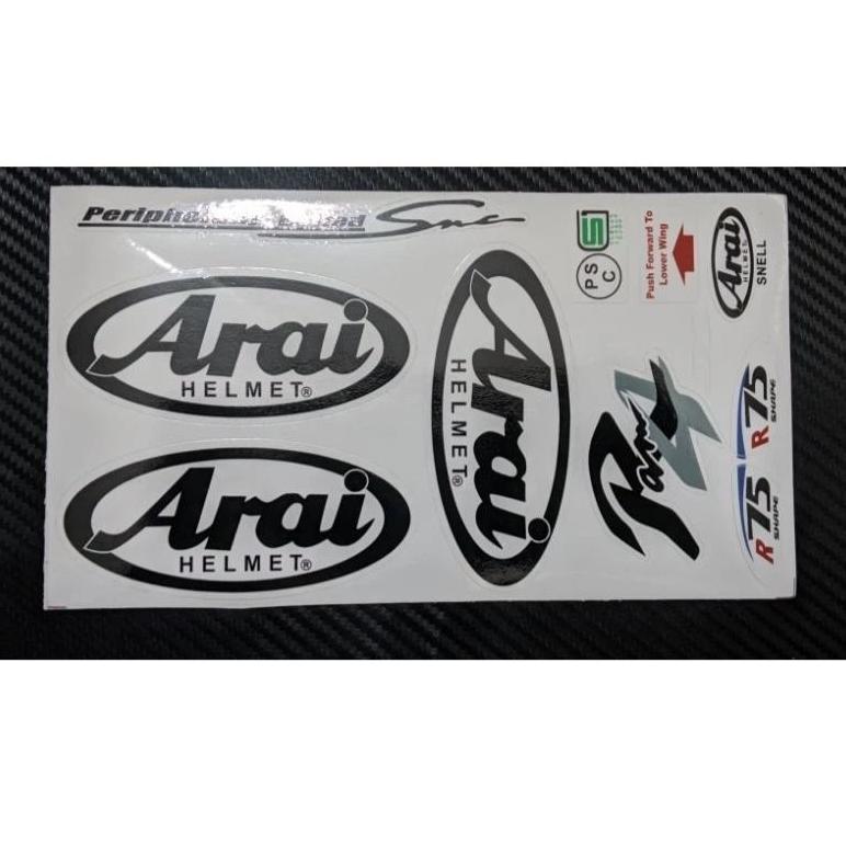 HOT PRODUCT GP PAD ARAI SPOILER HELM ALA ARAI PNP ARAI RR4 RR5 RX7X TRS SCOOT RAM4 ALA ARAI CARGLOSS