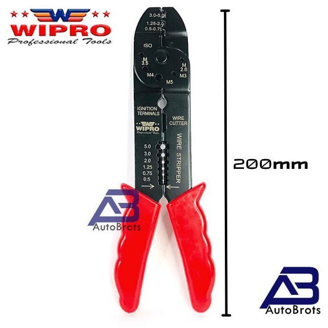 Tang Crimping Press Skun 6mm - 0,75mm OPT / 4 Way Crimping Tool