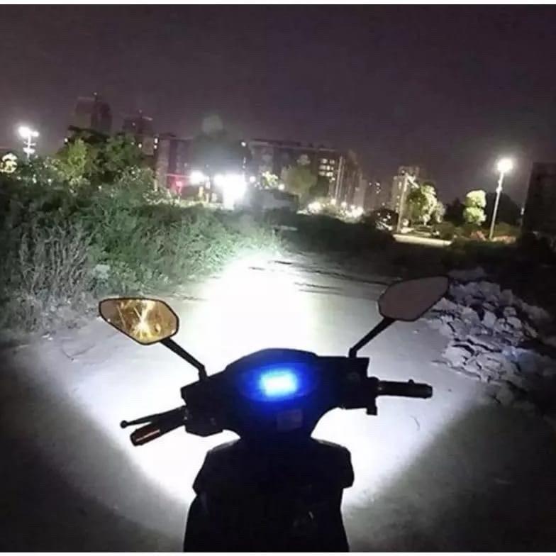 bestpromo lampu led motor laser lampu depan led vario mio xeon mio j jupiter supra125 dll