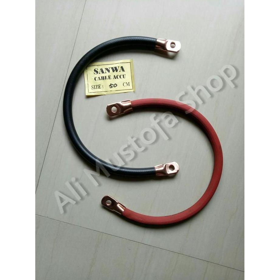 Promo Kabel Aki Mobil Diesel 50cm 24 volt Diskon
