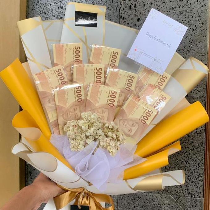 kerangka buket uang | Buket uang simple | Buket bunga uang | Money Bouquet KS