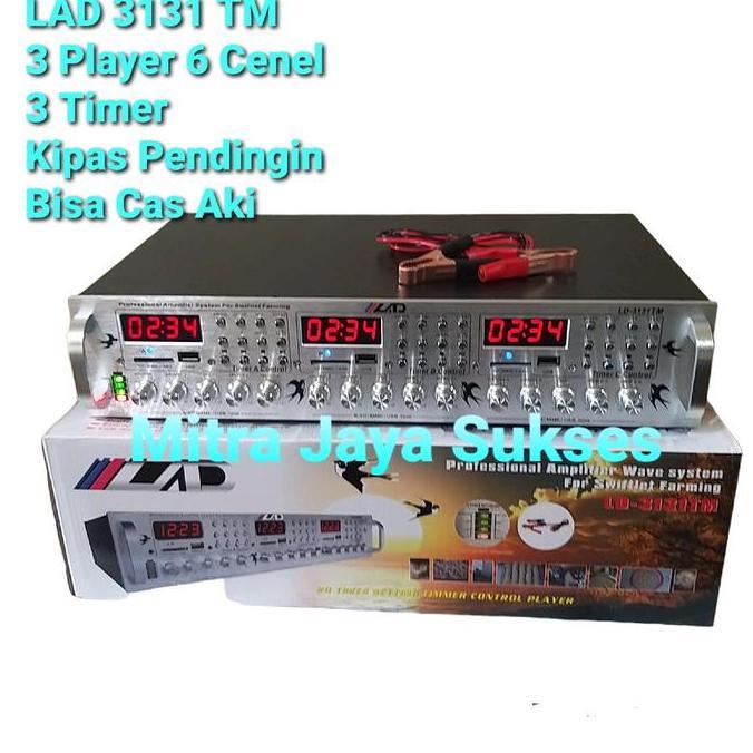 Ampli Walet Lad Ld 3131 Tm 3 Player 6 Channel Plus Timer Amplifier Walet Ld3131 Ld3131Tm Premium